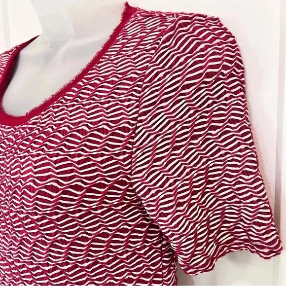 Anthropologie Maeve red and white striped dress perfect for Christmas Party - Picture 7 of 14